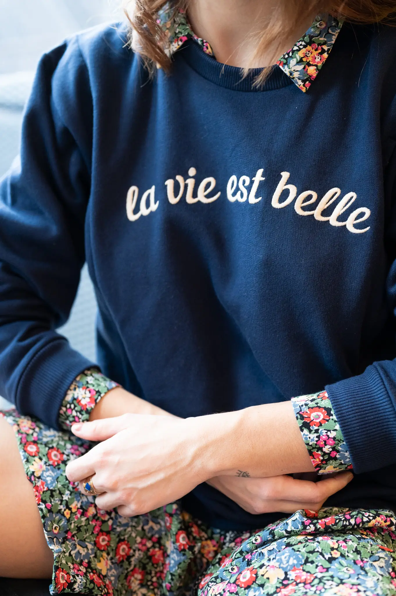 Sweat Grossesse et Allaitement "La Vie Est Belle" – Image 5