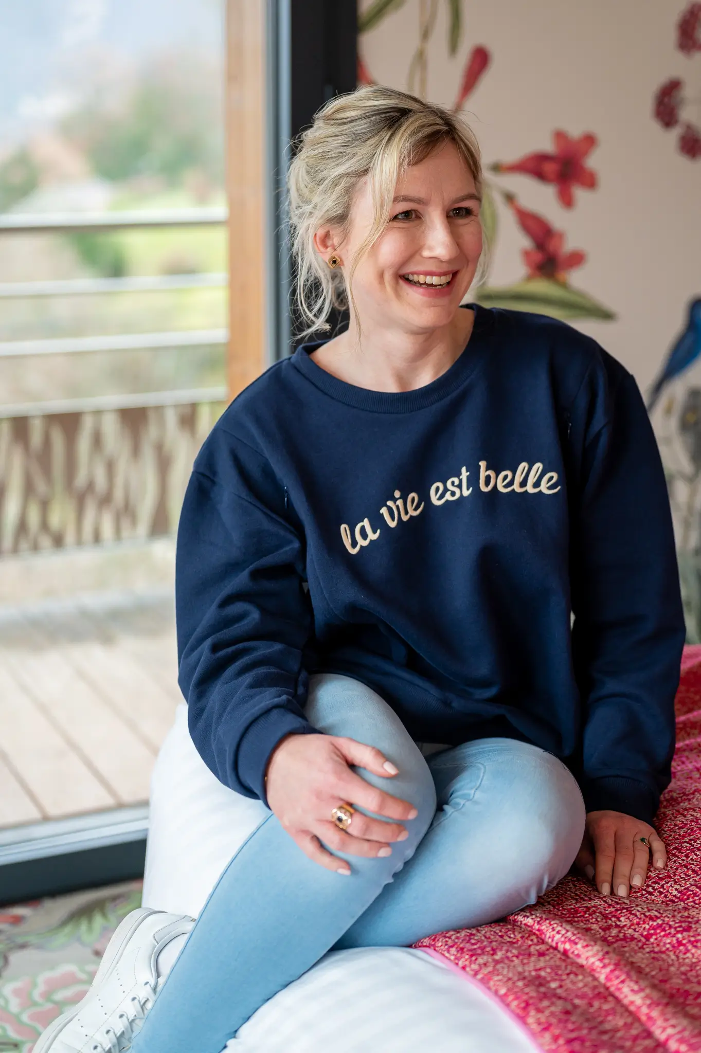 Sweat Grossesse et Allaitement "La Vie Est Belle" – Image 6
