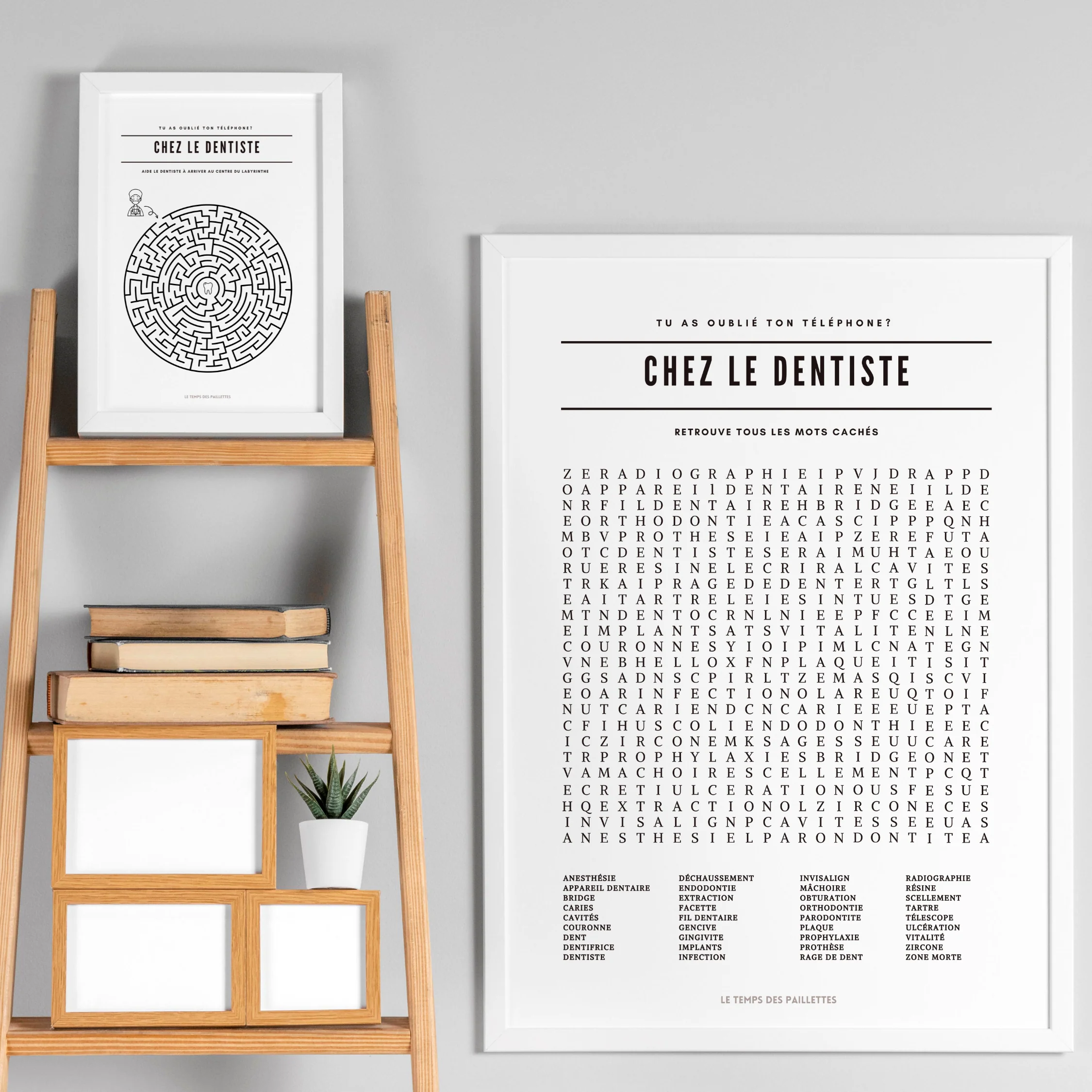 Affiches Minimalistes pour Cabinet Dentaire | Posters pour Salle d'Attente Dentiste - Le Temps des Paillettes+ – Image 6