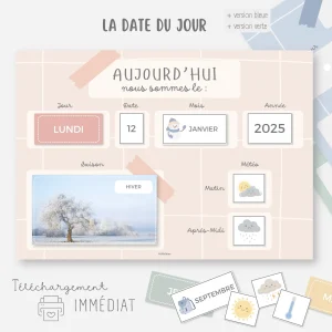 Date du jour - Calendrier du jour