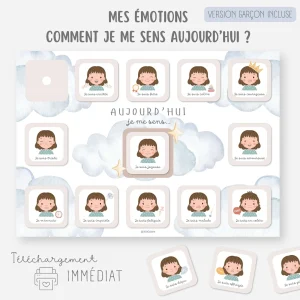 Mon tableau des émotions