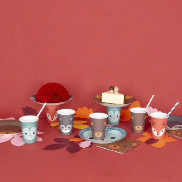 Assiettes animaux de la forêt – Image 2