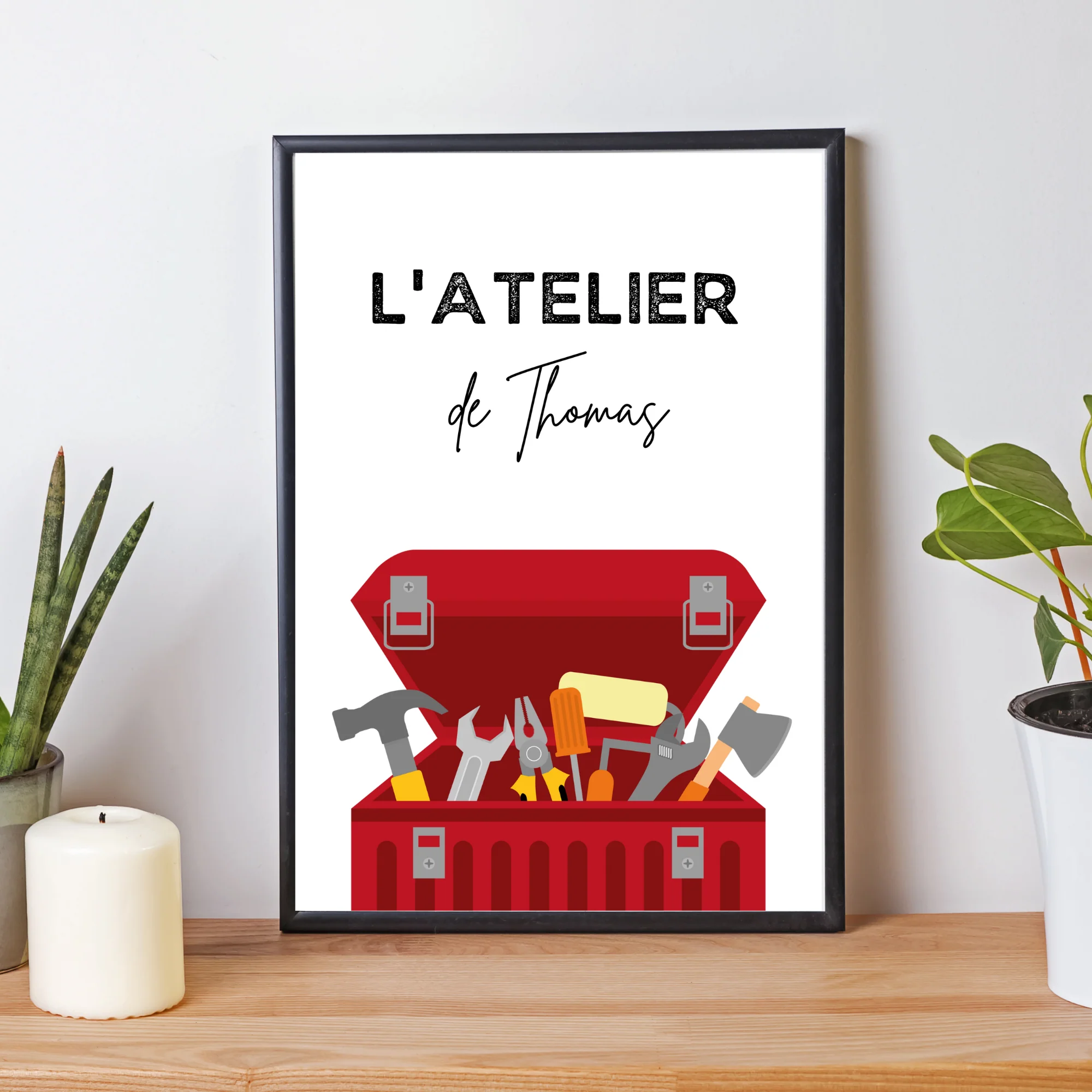 Atelier de bricolage personnalisée - Poster pour bricoleurs par Le Temps des Paillettes – Image 5