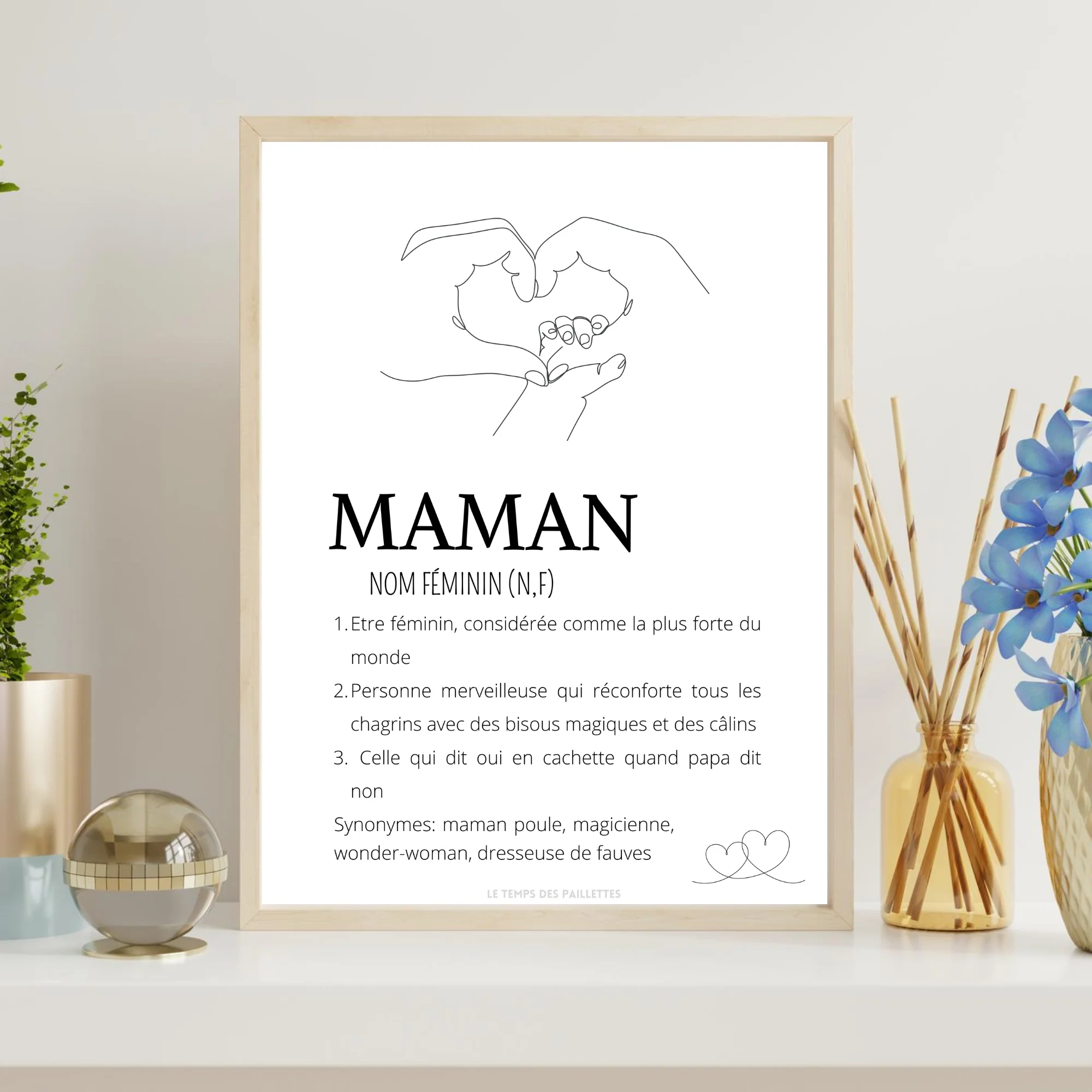 Affiche Définition maman personnalisée - cadeau fête des mères – Image 7