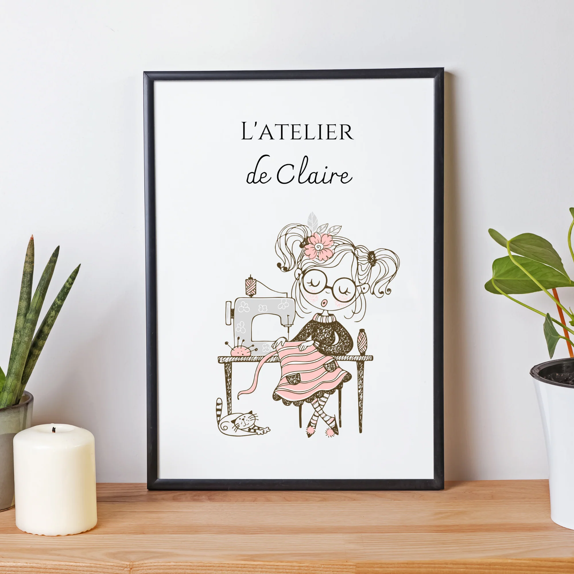 Affiche Atelier de Couture Personnalisée – Image 2
