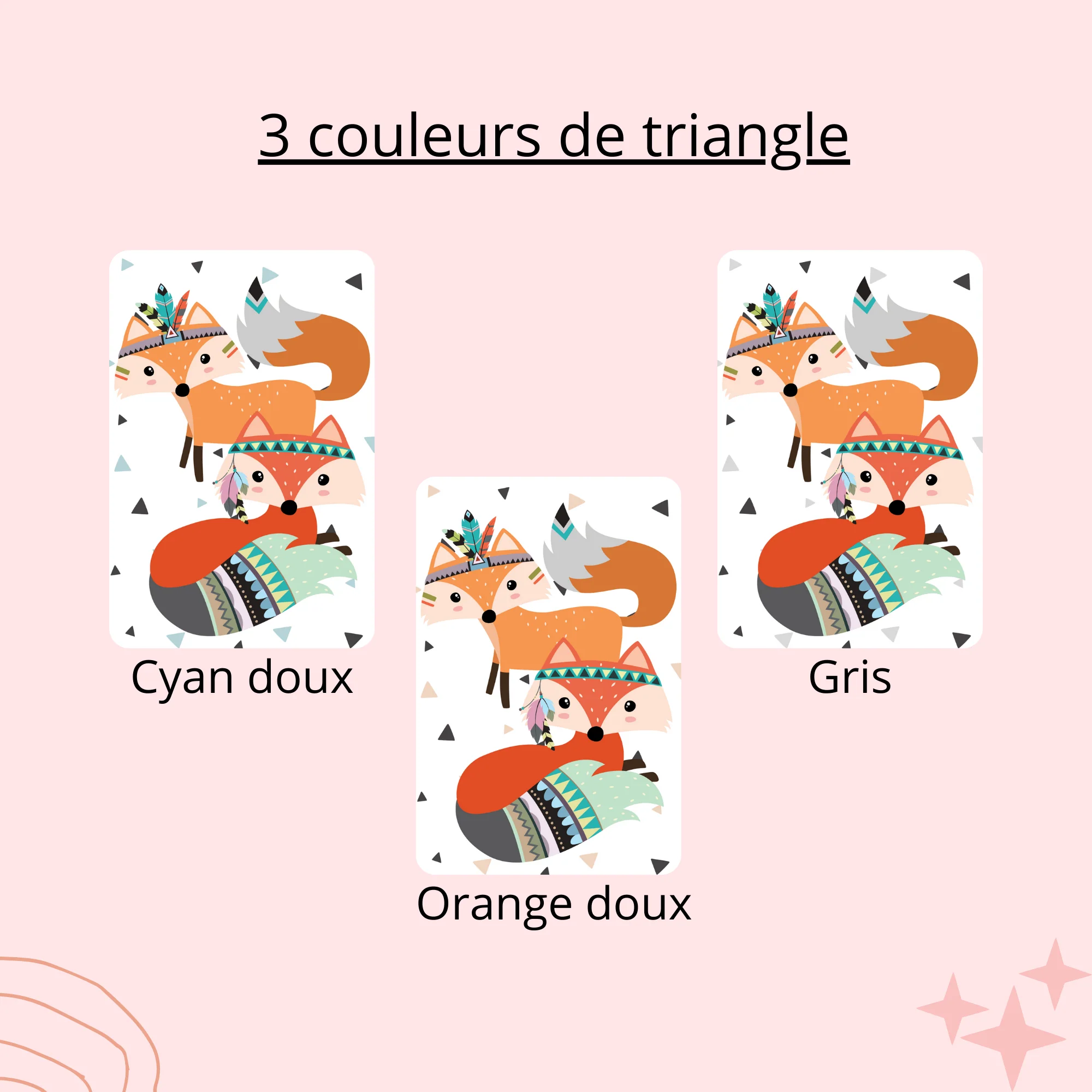 Trio affiches animaux de la Forêt et Jungle pour Chambre d'Enfant – Image 3