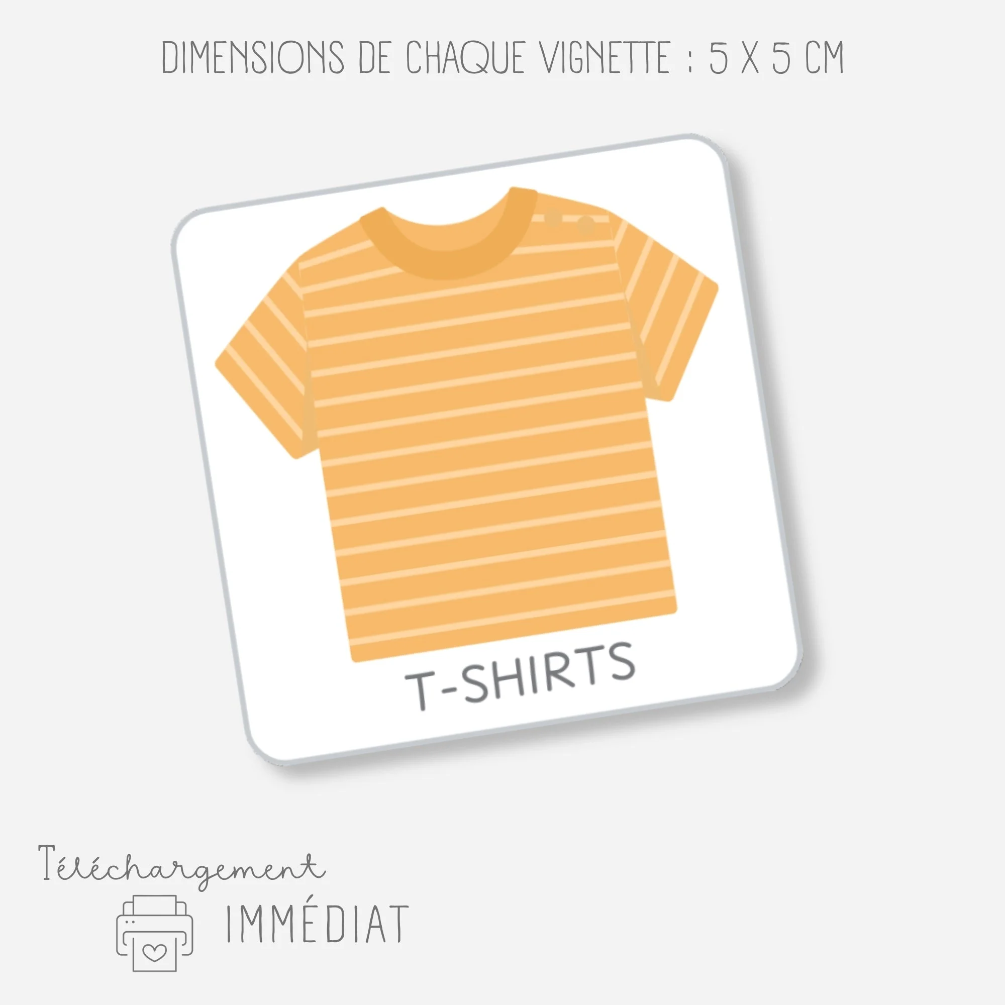 Etiquettes rangement des vĂȘtements enfant â Image 3