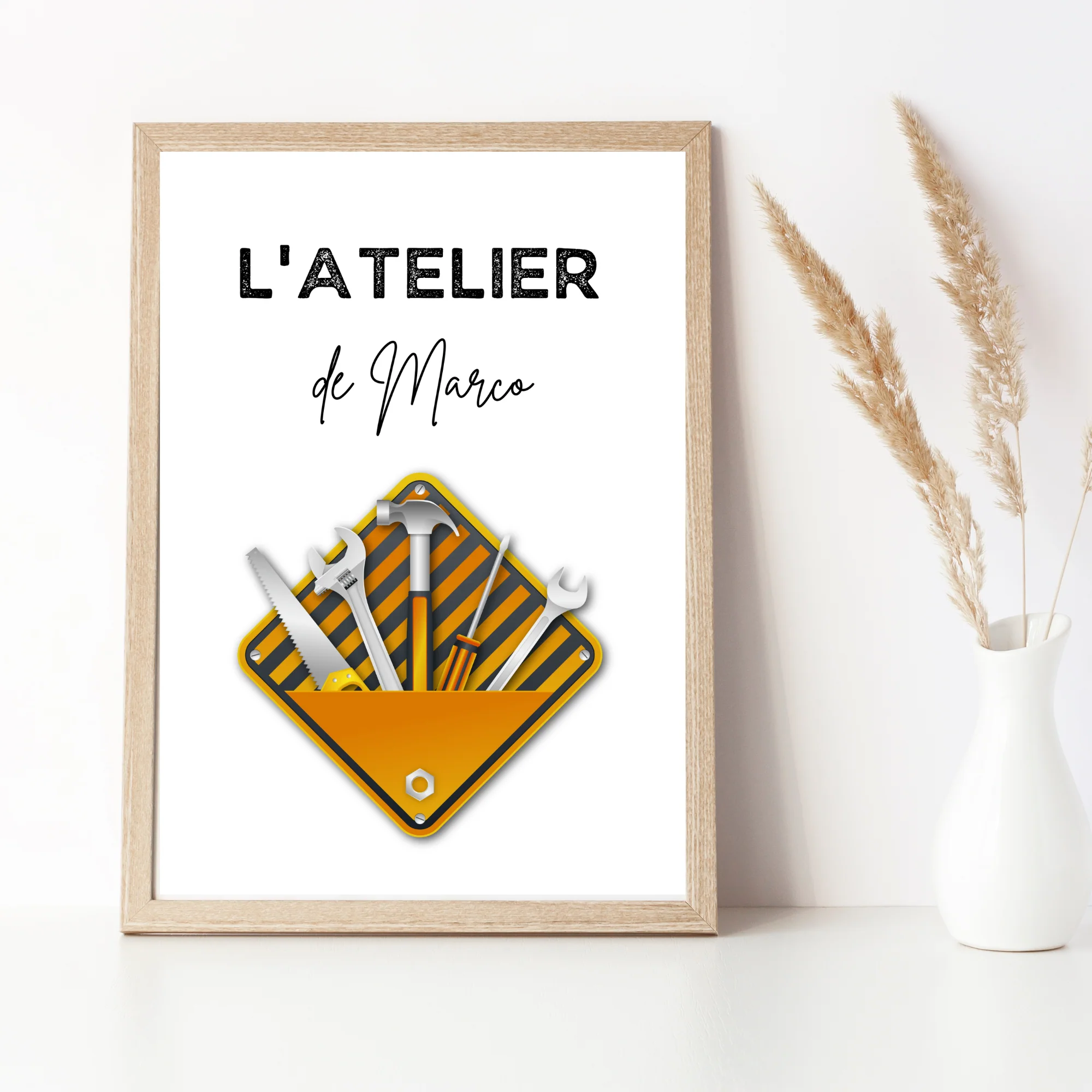 Atelier de bricolage personnalisée - Poster pour bricoleurs par Le Temps des Paillettes – Image 4