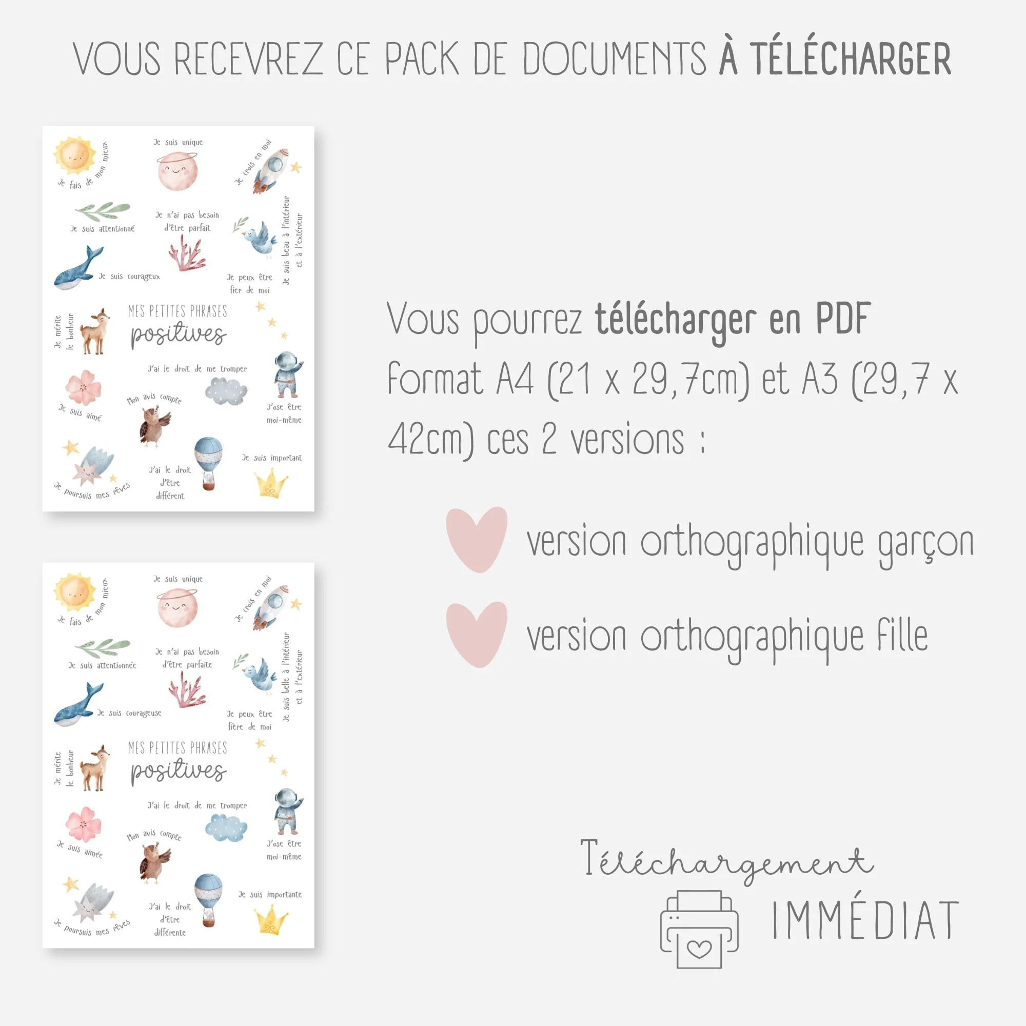 Affiche affirmations positives – Image 4