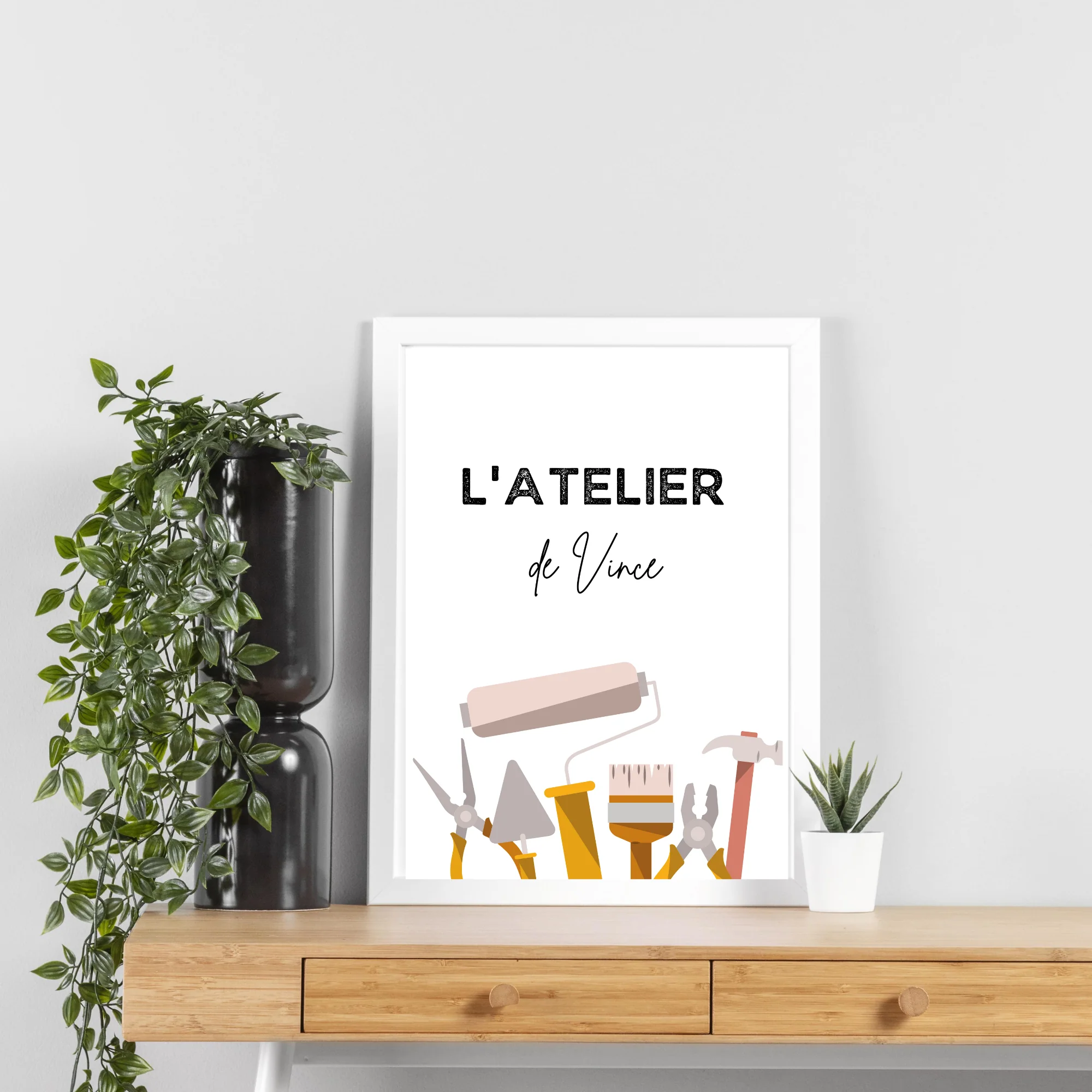 Atelier de bricolage personnalisée - Poster pour bricoleurs par Le Temps des Paillettes – Image 4