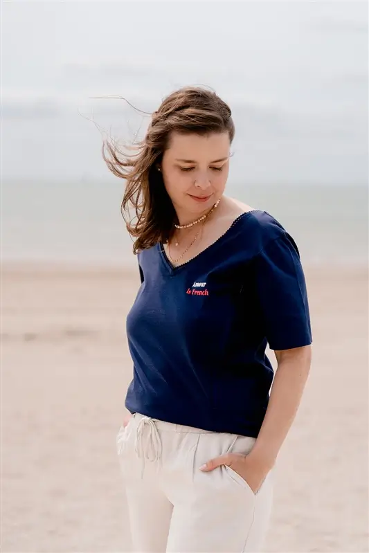 T-shirt Allaitement "Amour is French"