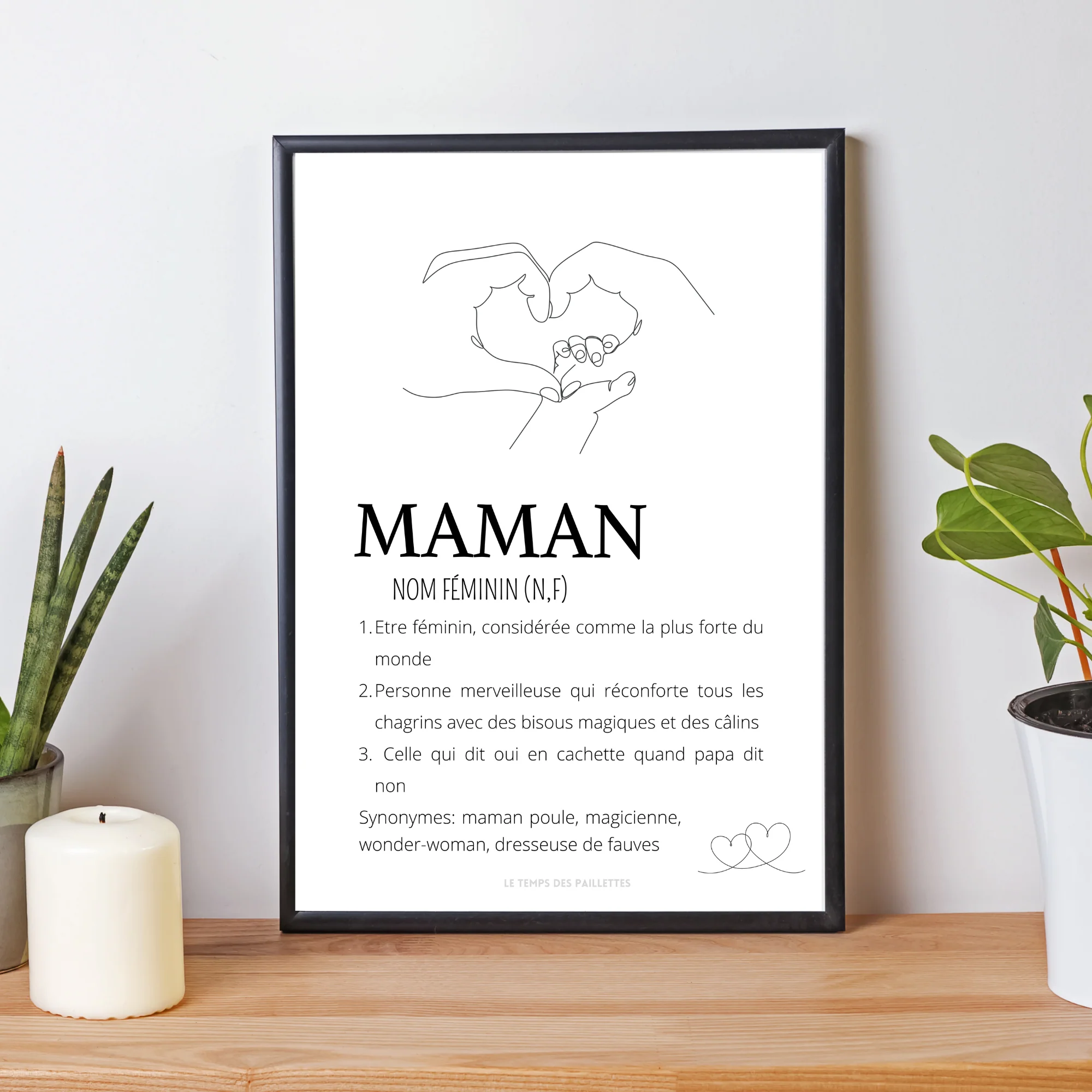 Affiche Définition maman personnalisée - cadeau fête des mères – Image 4