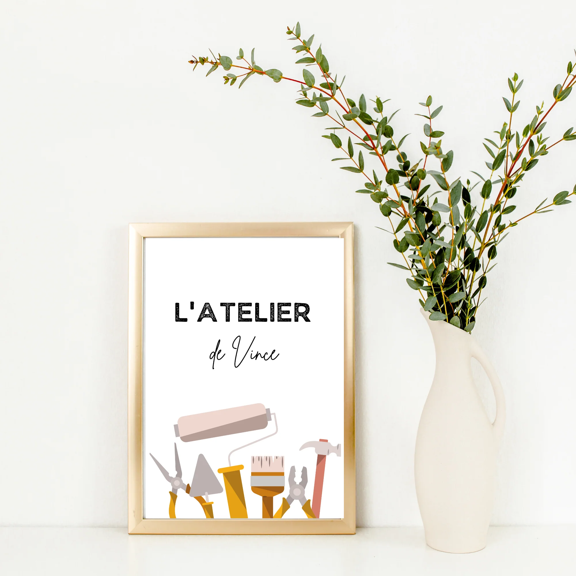 Atelier de bricolage personnalisée - Poster pour bricoleurs par Le Temps des Paillettes – Image 5