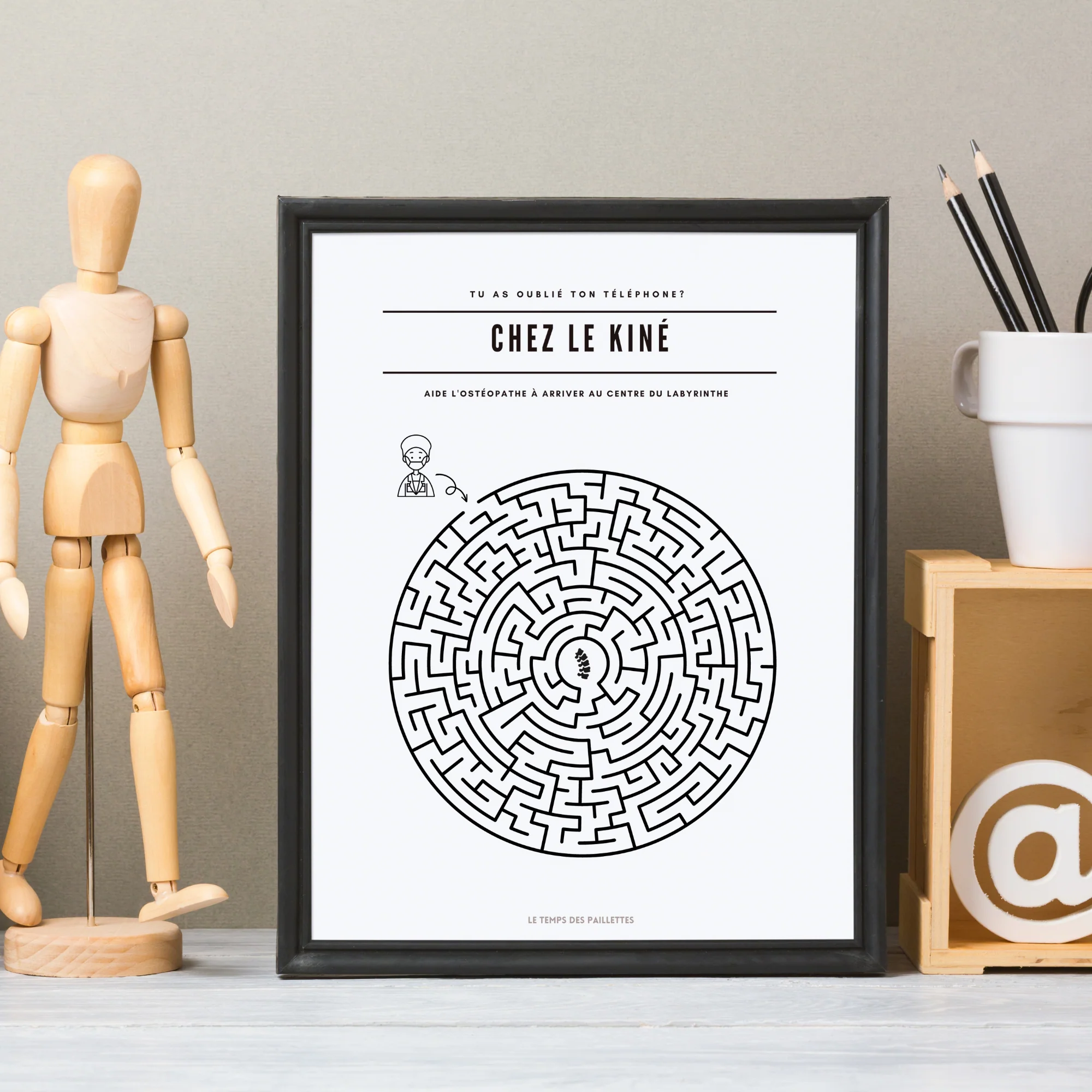 Duo 2 Posters pour salle d'attente kinésithérapeute - Affiche chez le kiné – Image 7