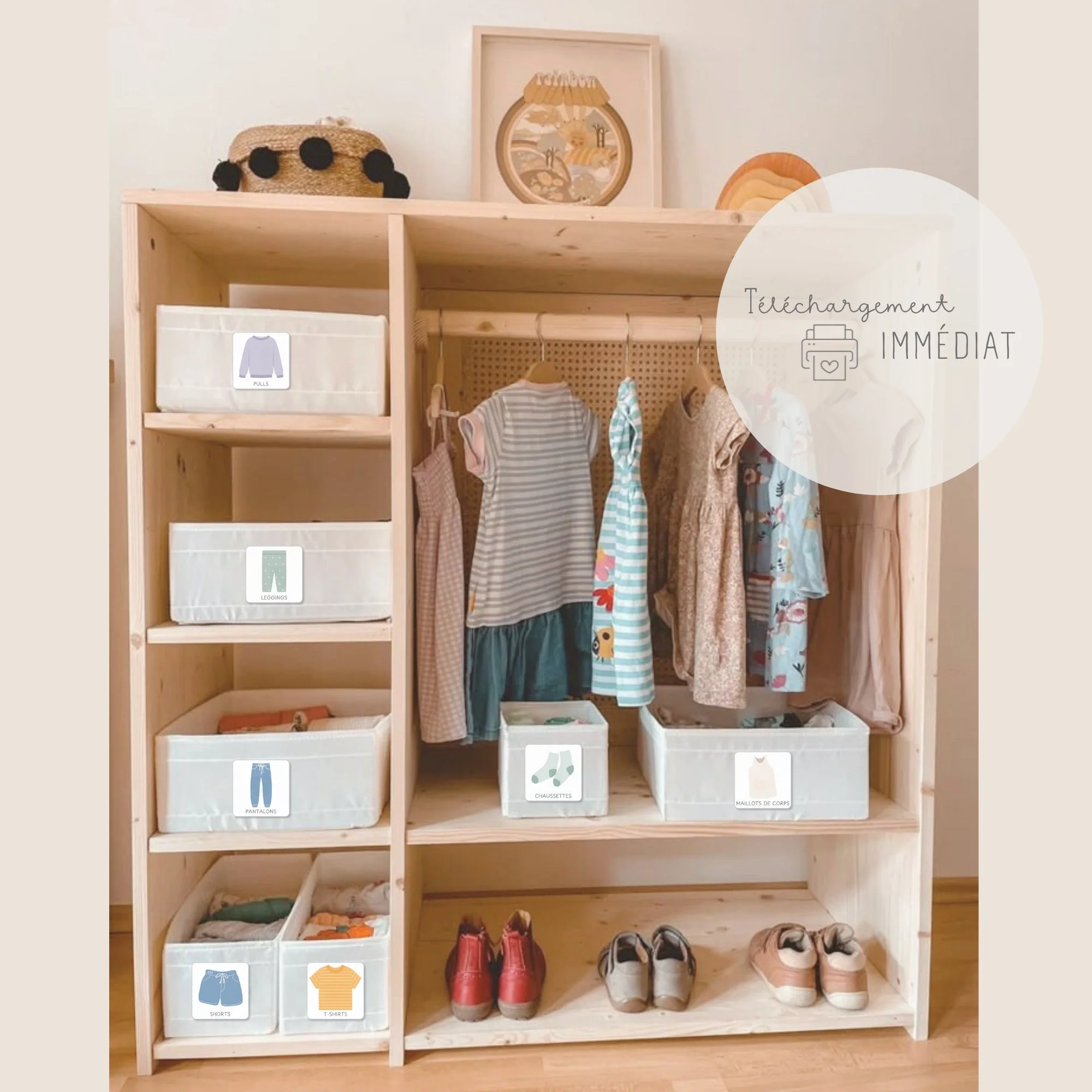 Etiquettes rangement des vĂȘtements enfant â Image 6