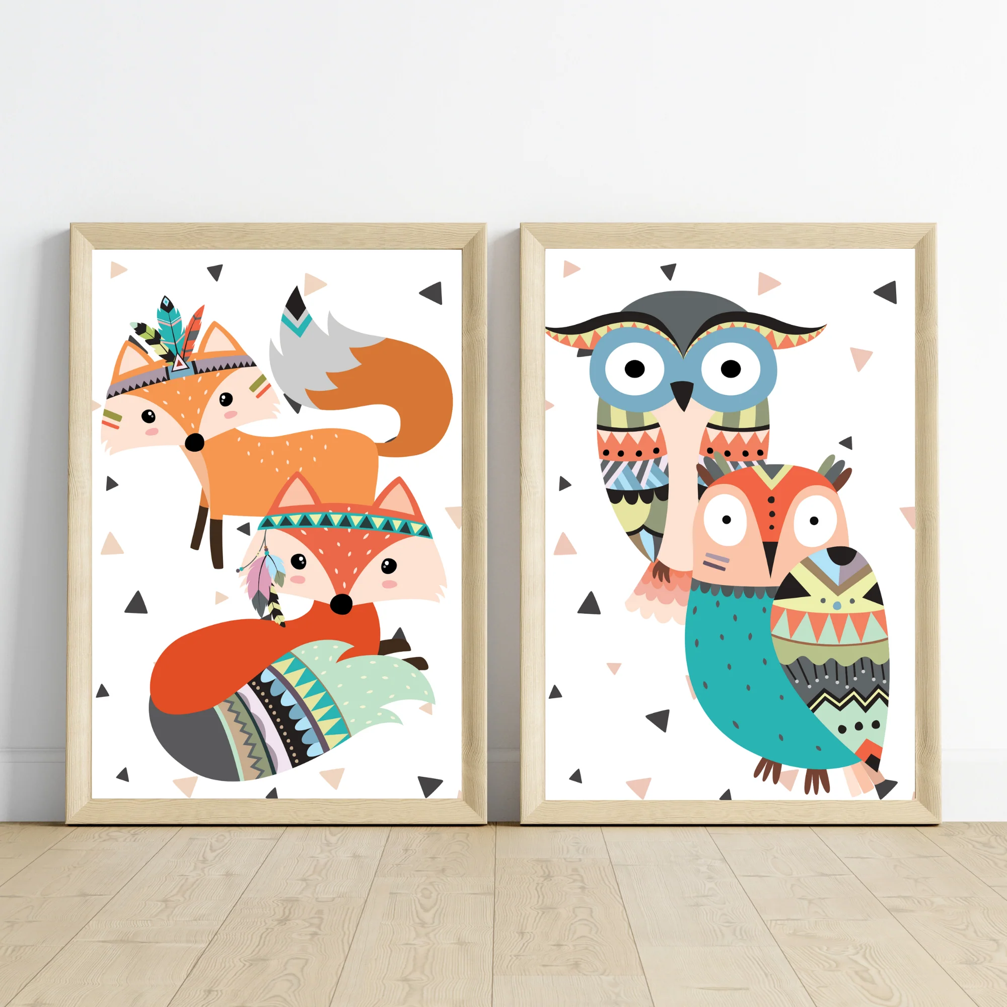 Trio affiches animaux de la Forêt et Jungle pour Chambre d'Enfant – Image 5
