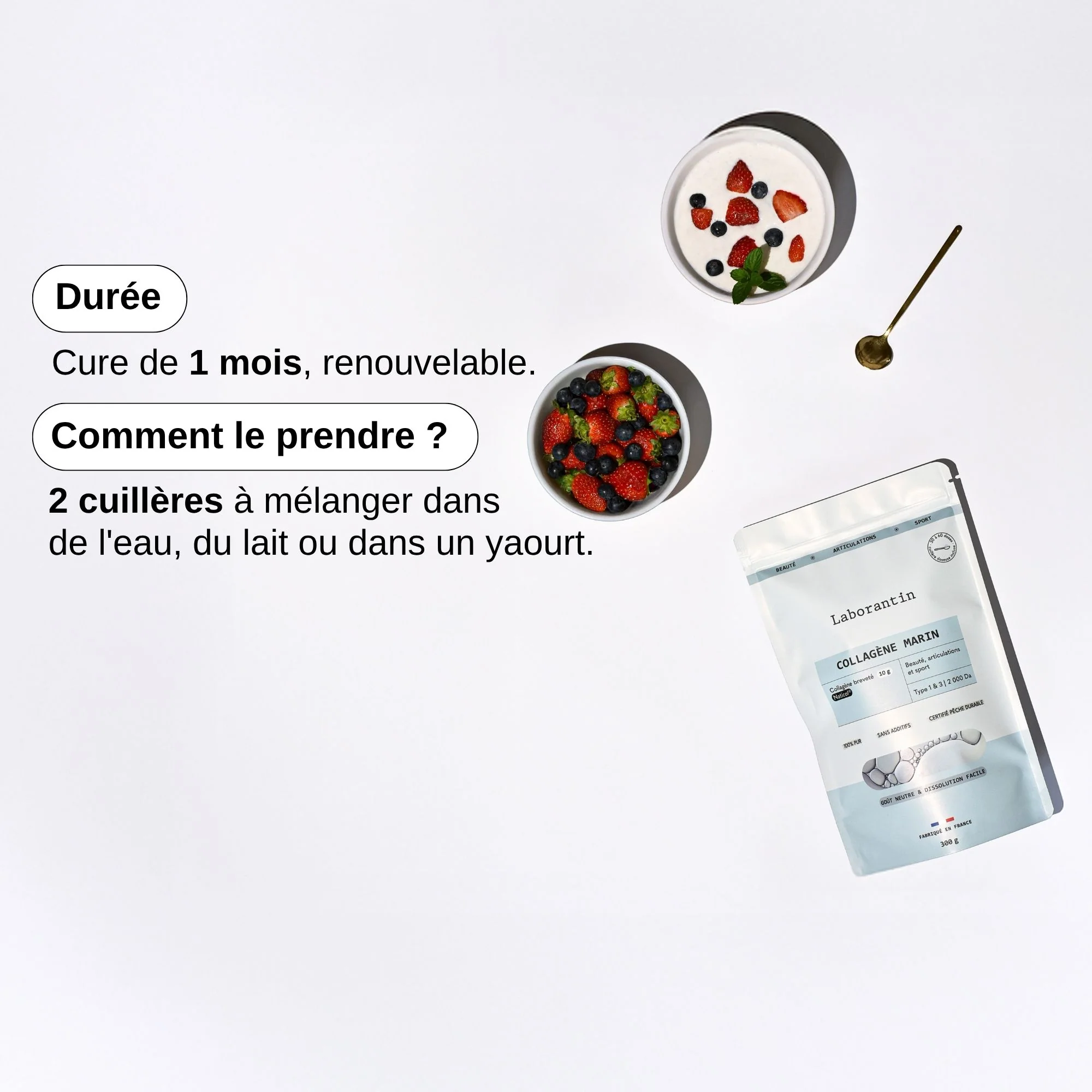 COLLAGÈNE EN POUDRE GOÛT NEUTRE – Image 4