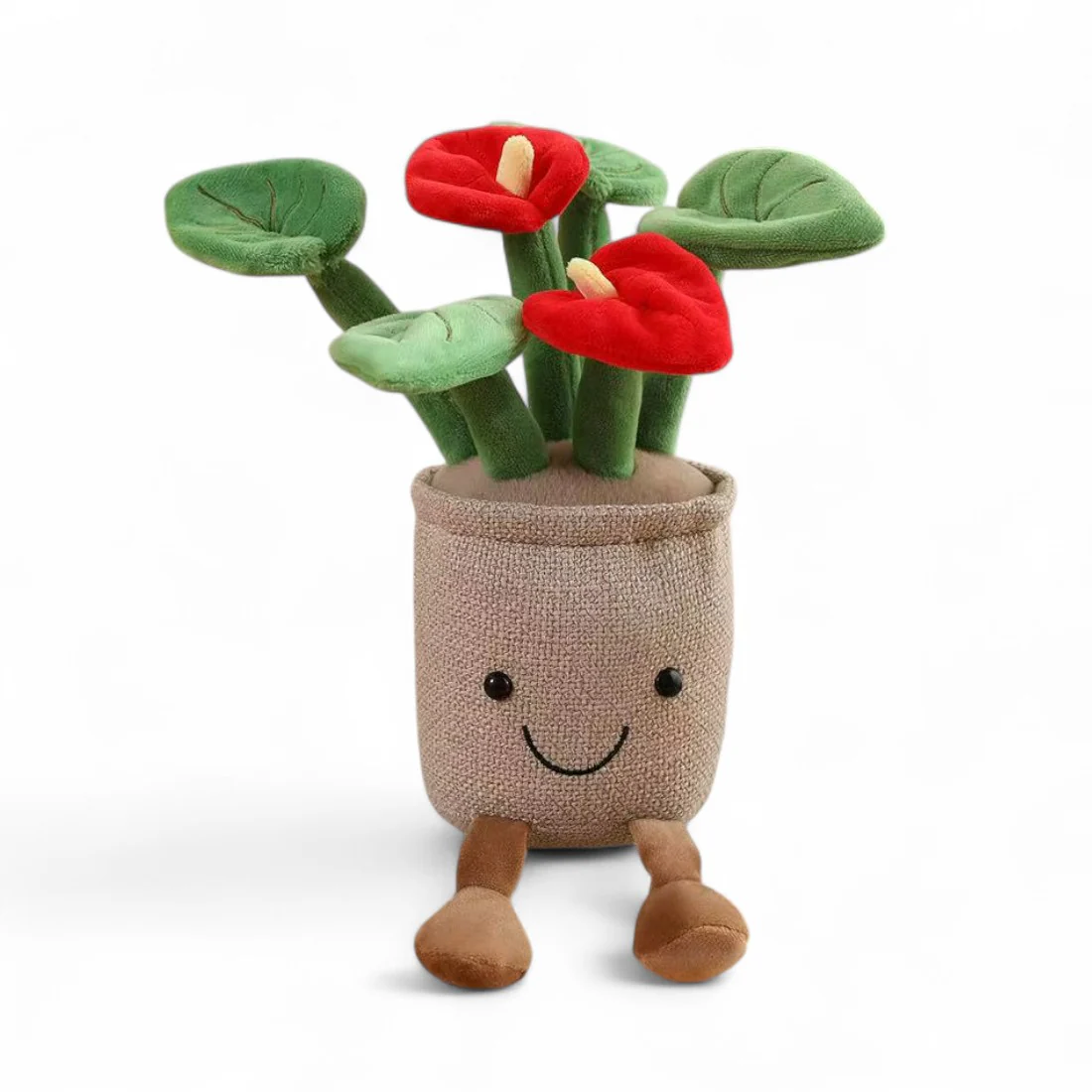 Peluche plante kawaii fleur de lune souriante – Image 8