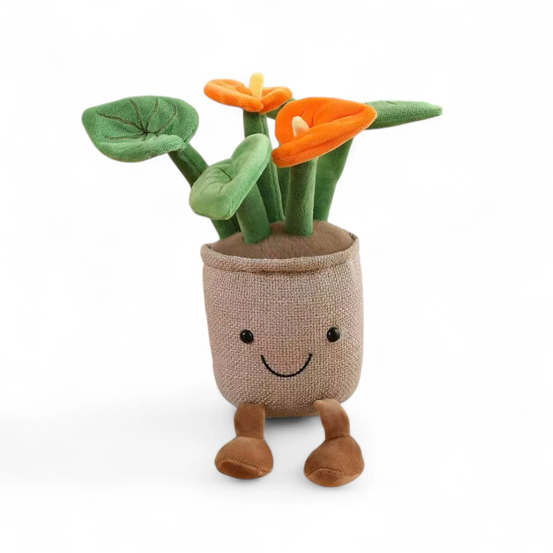Peluche plante kawaii fleur de lune souriante – Image 9