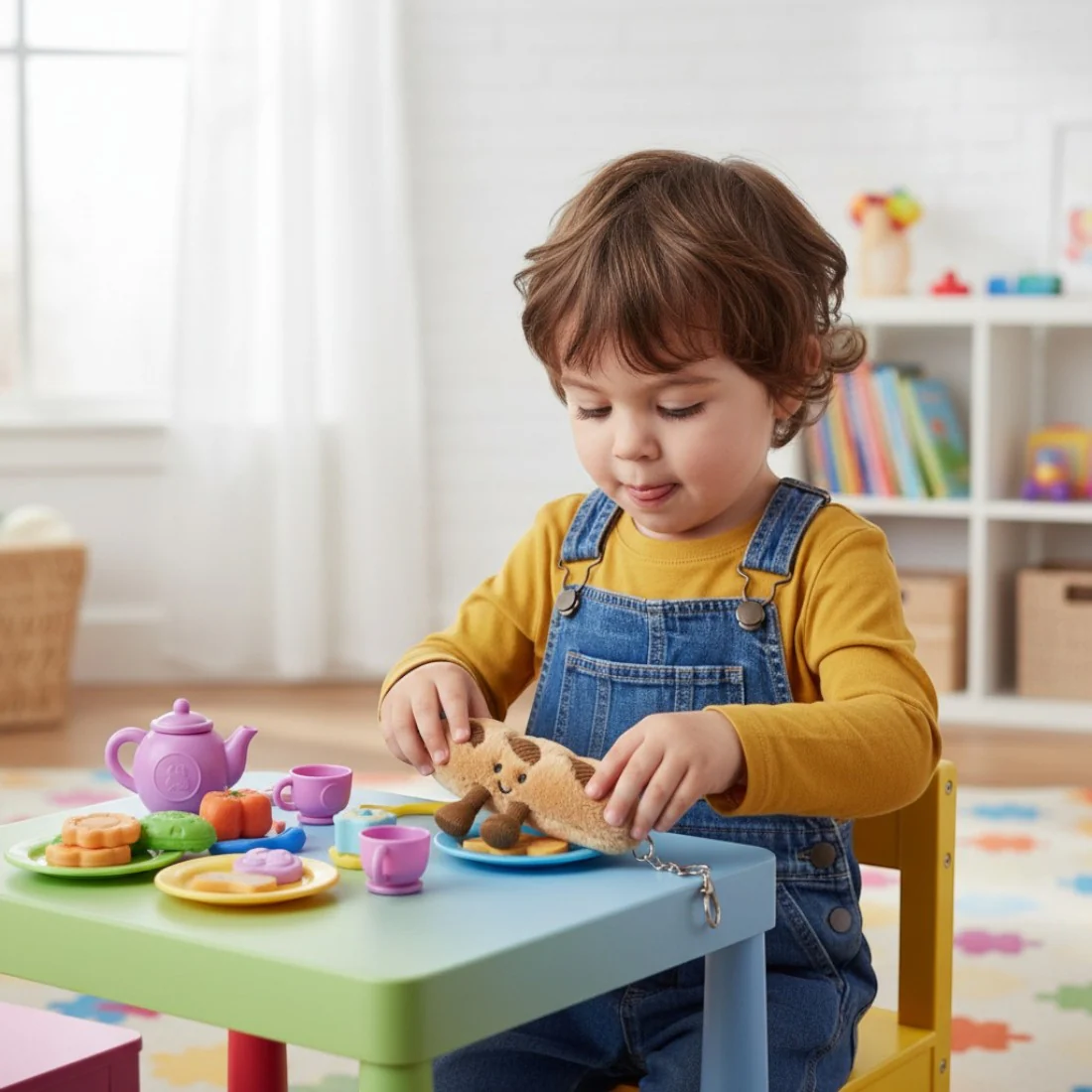 Peluche tea time kawaii baguette de pain – Image 2