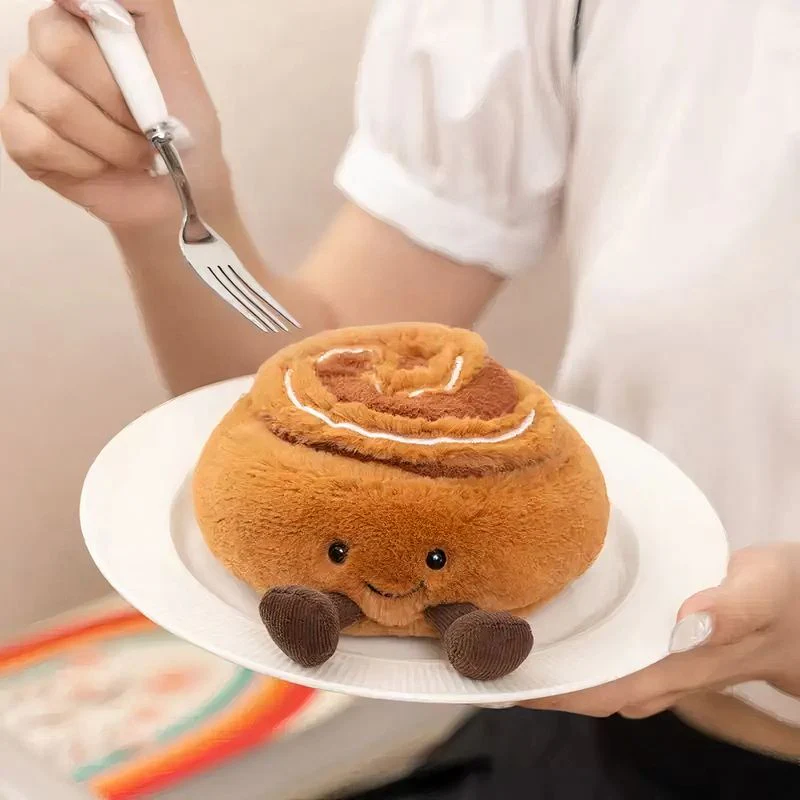 Peluche tea time kawaii cinnamon roll – Image 4