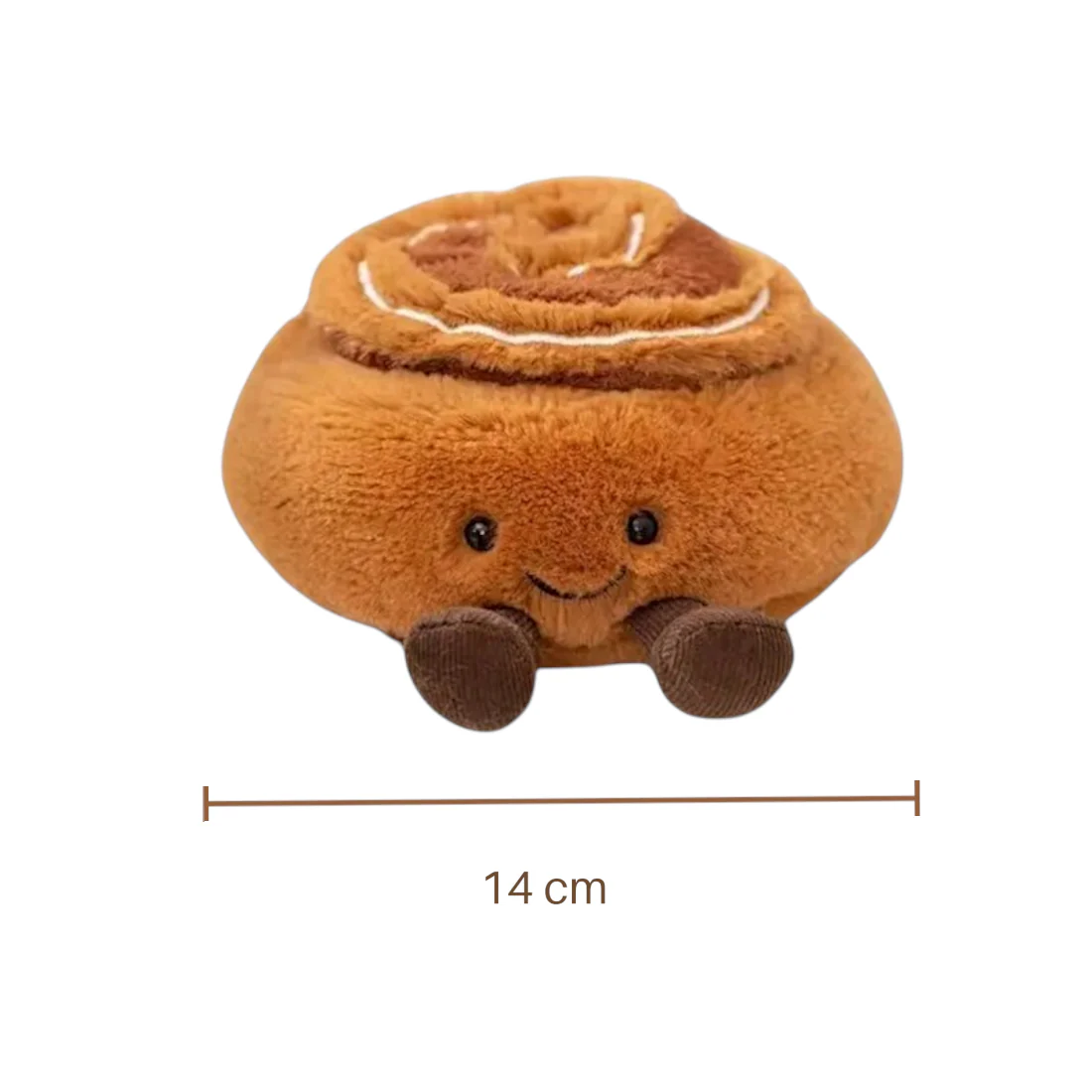 Peluche tea time kawaii cinnamon roll – Image 5