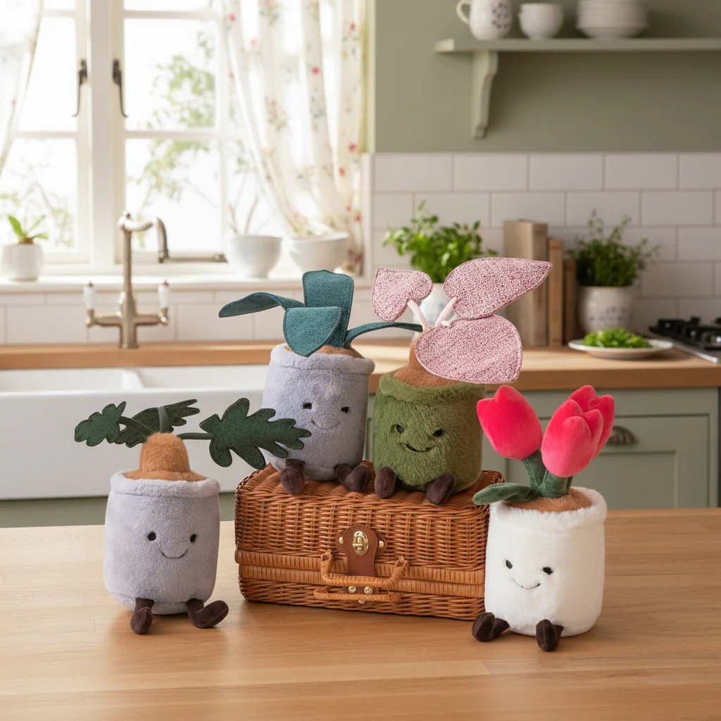 Peluche plante kawaii pot verdure – Image 4