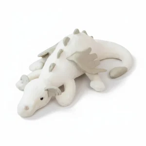 Dragon en peluche aux couleurs pastel