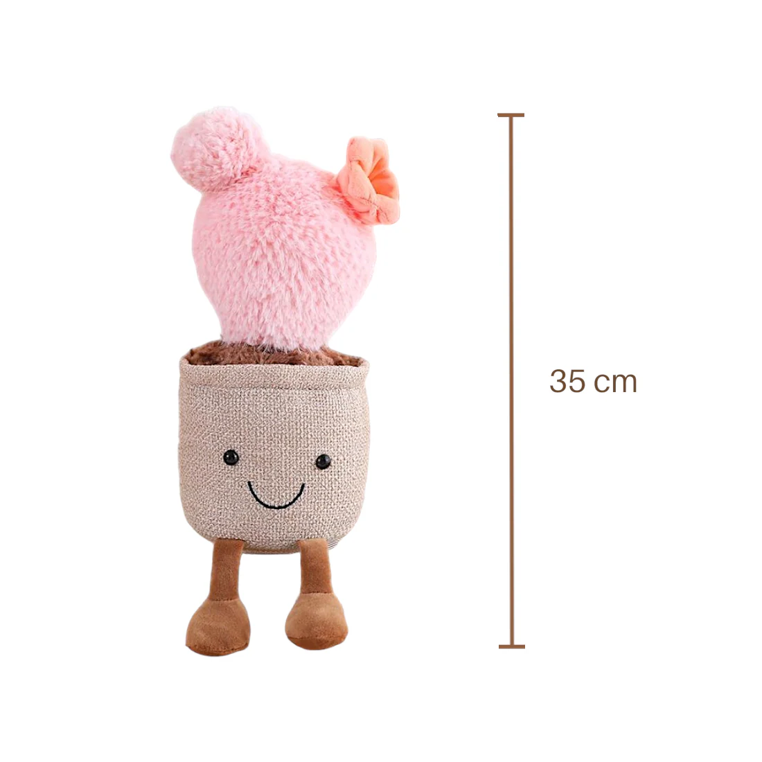 Peluche plante kawaii cactus fleuri – Image 7