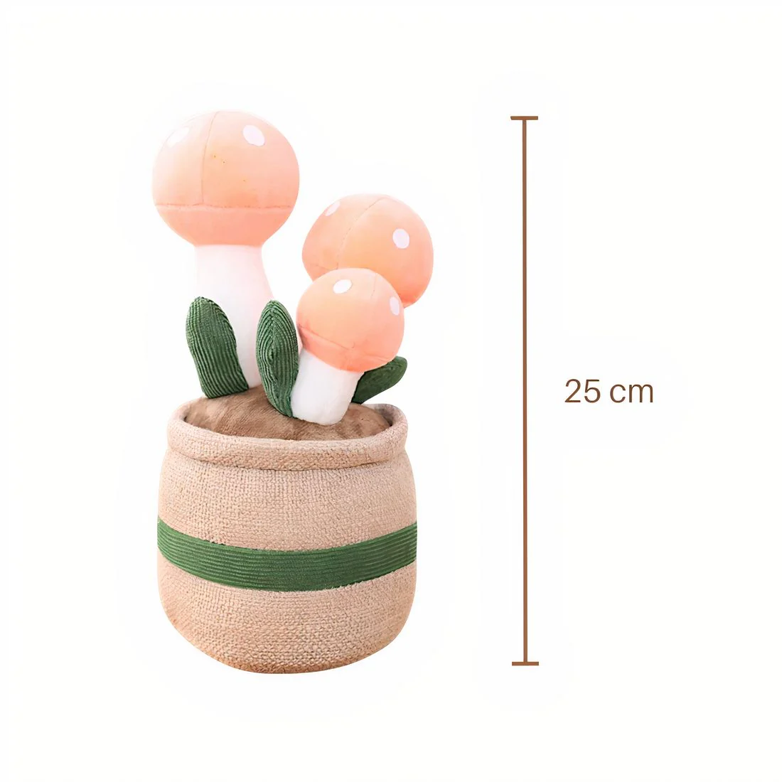 Peluche plante kawaii champignon décoratif doux – Image 5
