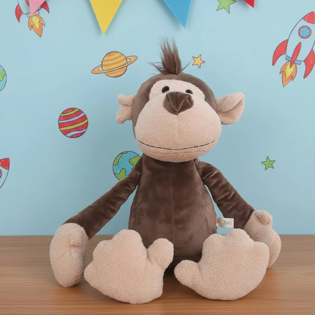 Peluche singe malicieux – Image 2