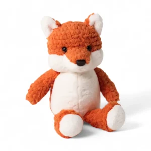 Peluche renard roux moelleux