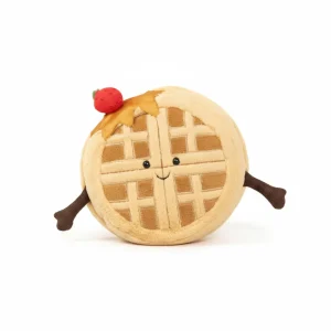 Peluche petit dej' gaufre gourmande kawaii