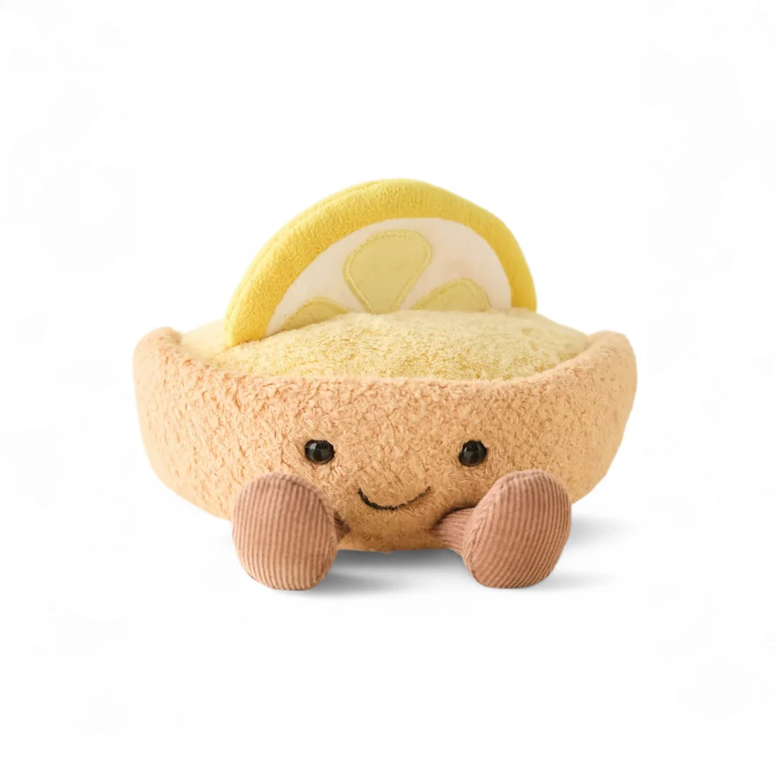 Peluche tarte citron acidulée kawaii