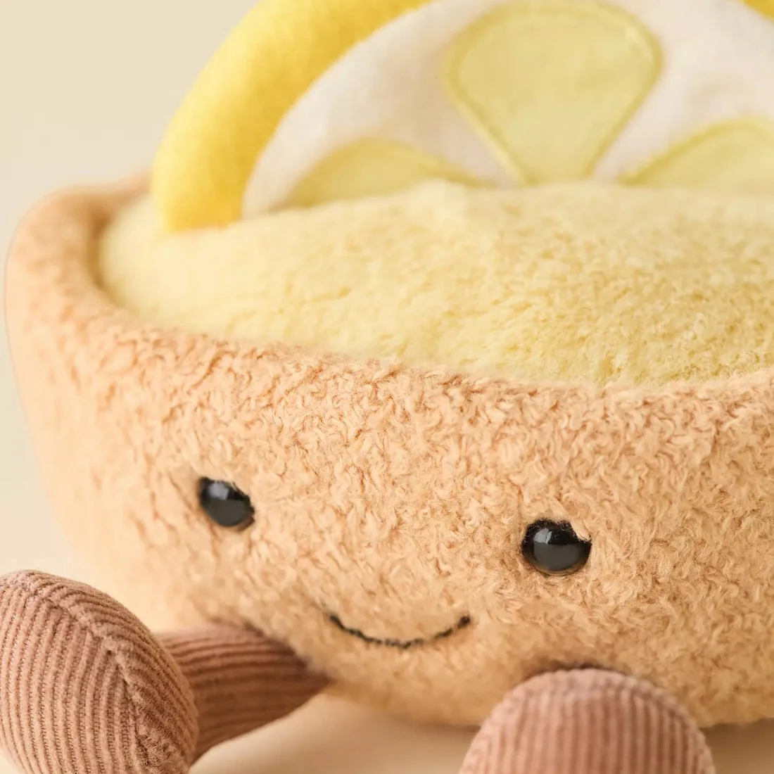 Peluche tarte citron acidulée kawaii – Image 2