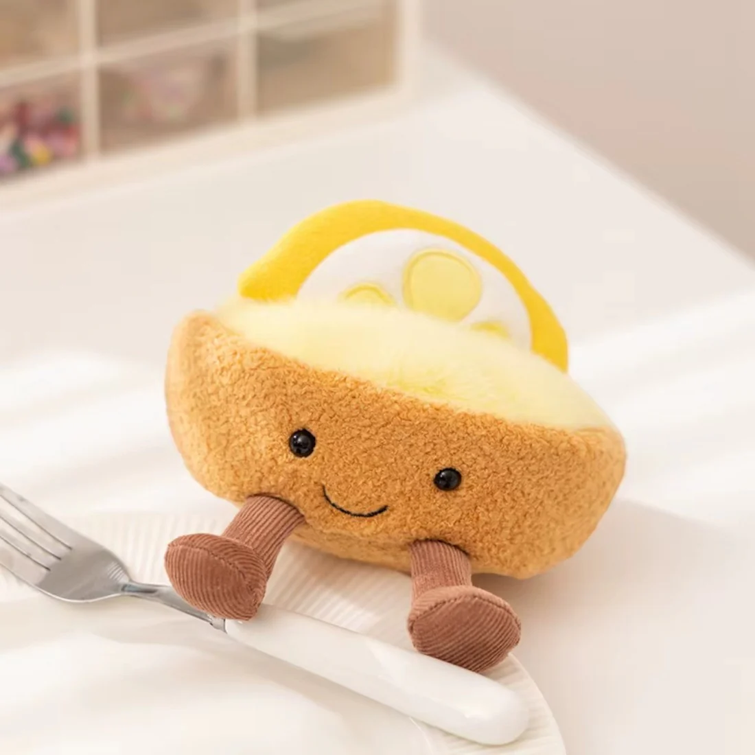 Peluche tarte citron acidulée kawaii – Image 7