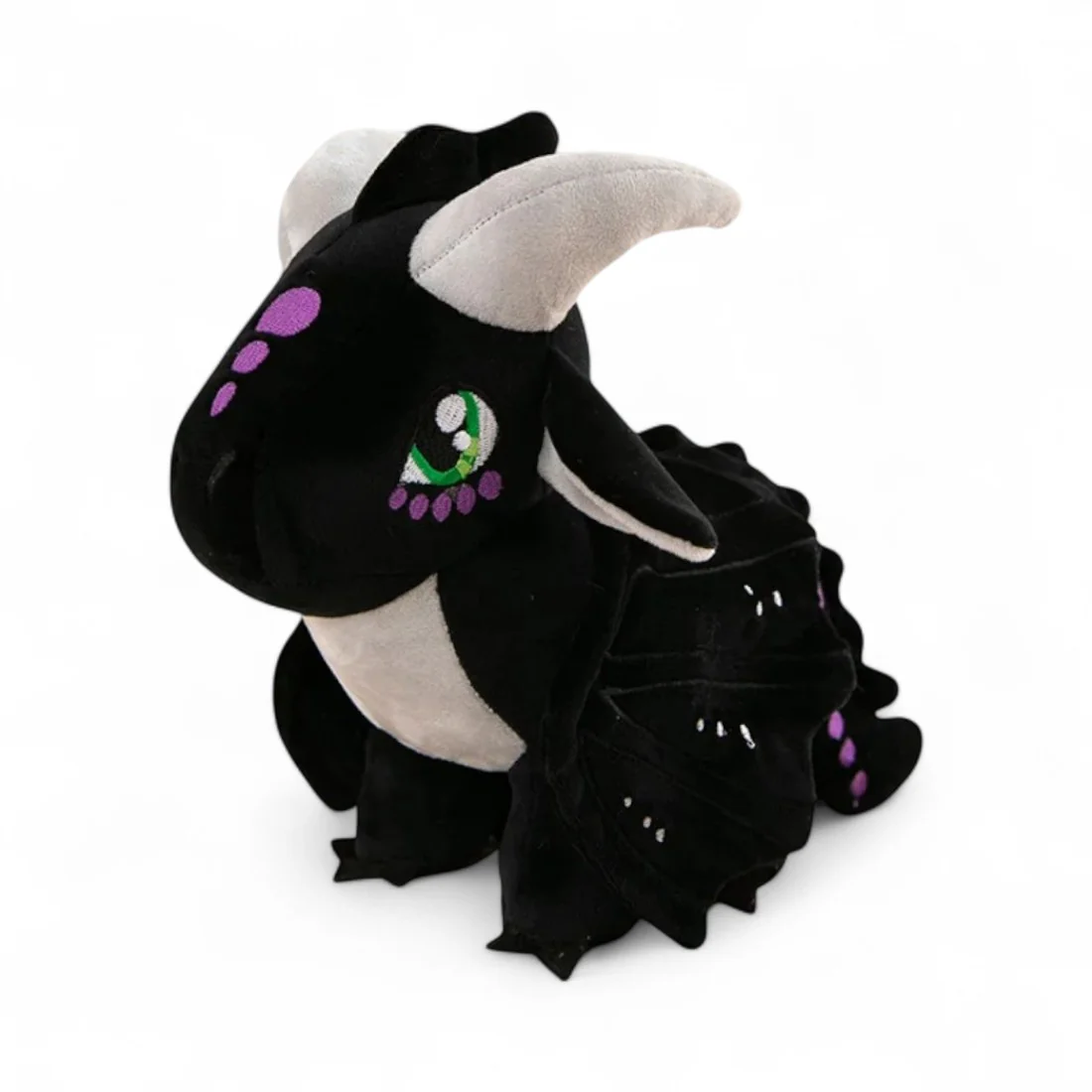 Peluche dragon féérique noir crépuscule – Image 3