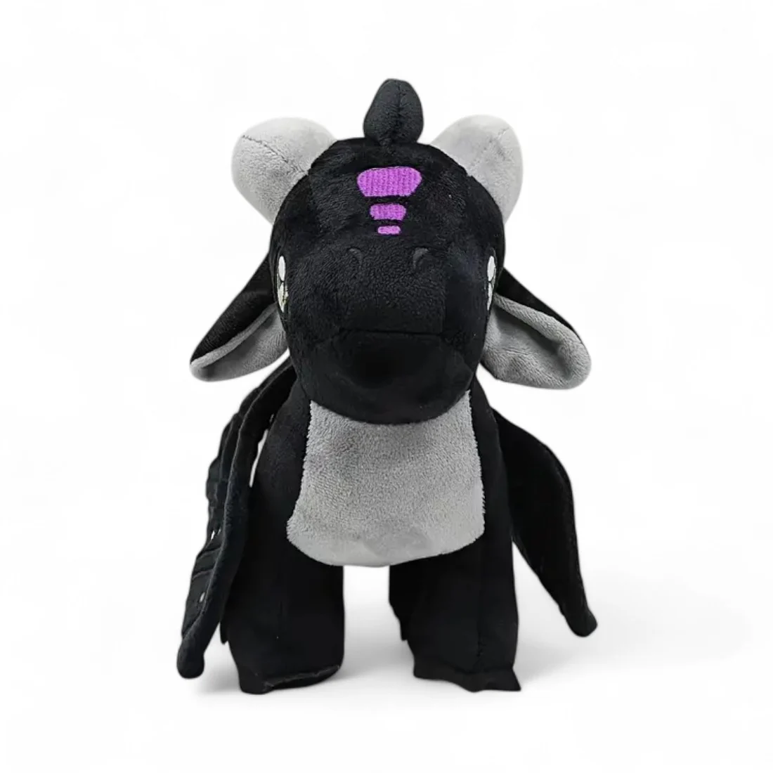Peluche dragon féérique noir crépuscule – Image 2