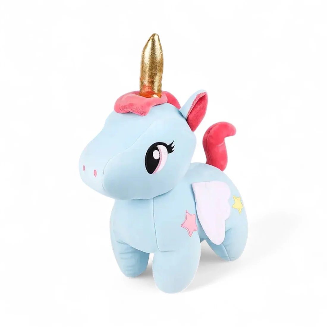 Licorne en peluche mignonne avec étoiles et ailes magiques – Image 5