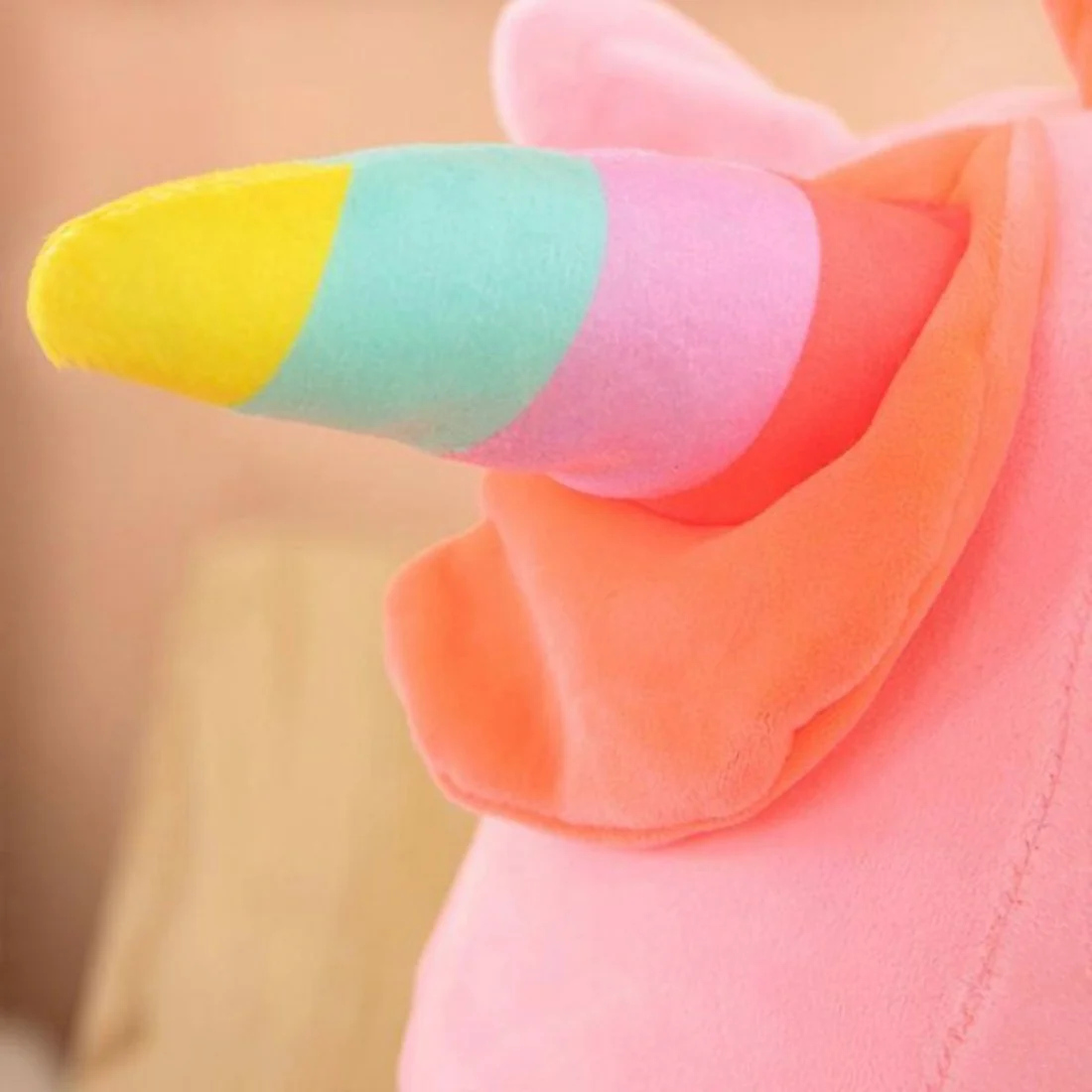 Licorne en peluche couchée pour enfant – Image 4