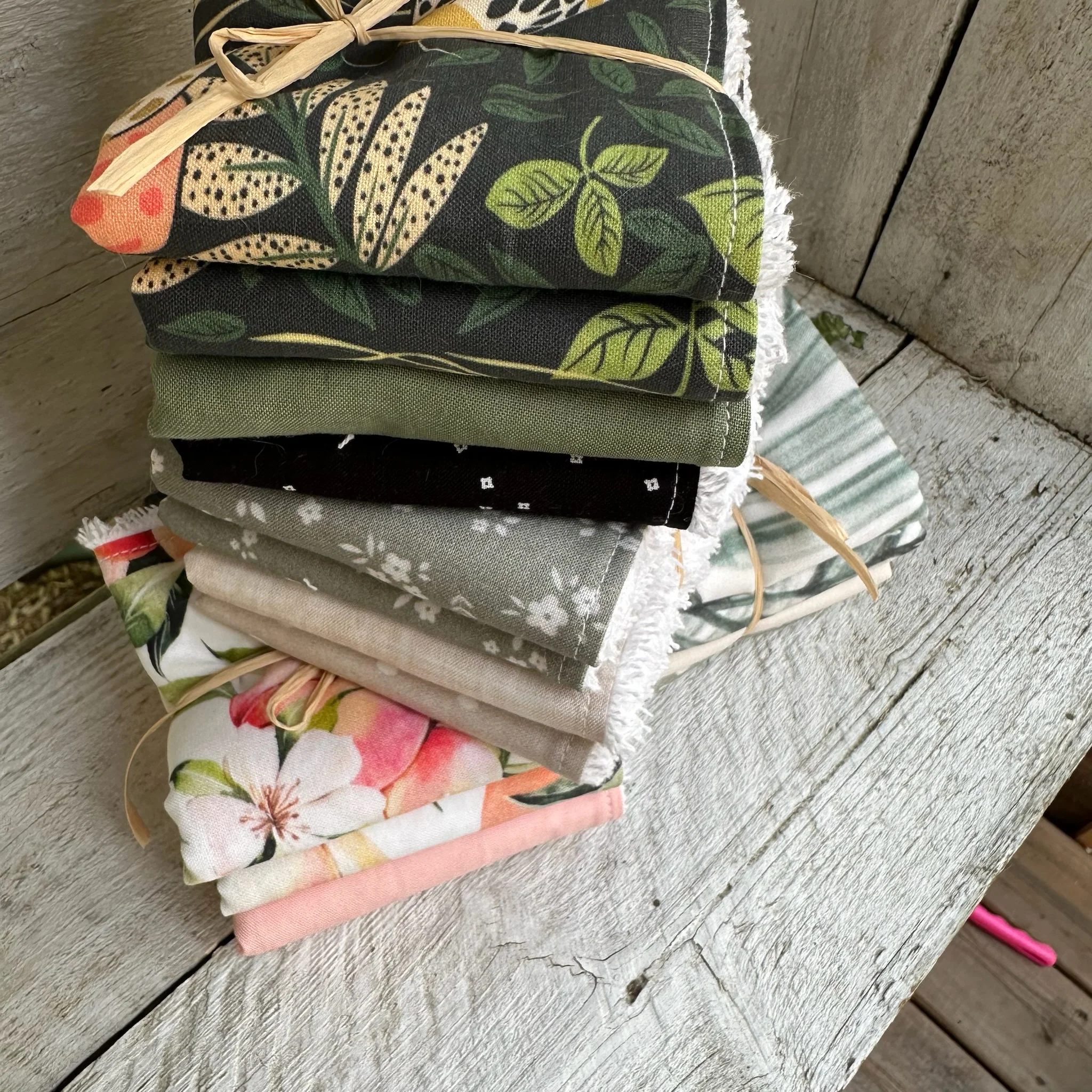 Débarbouillettes, lingette, taille 8x8'' vient en ensemble de 4 – Image 5