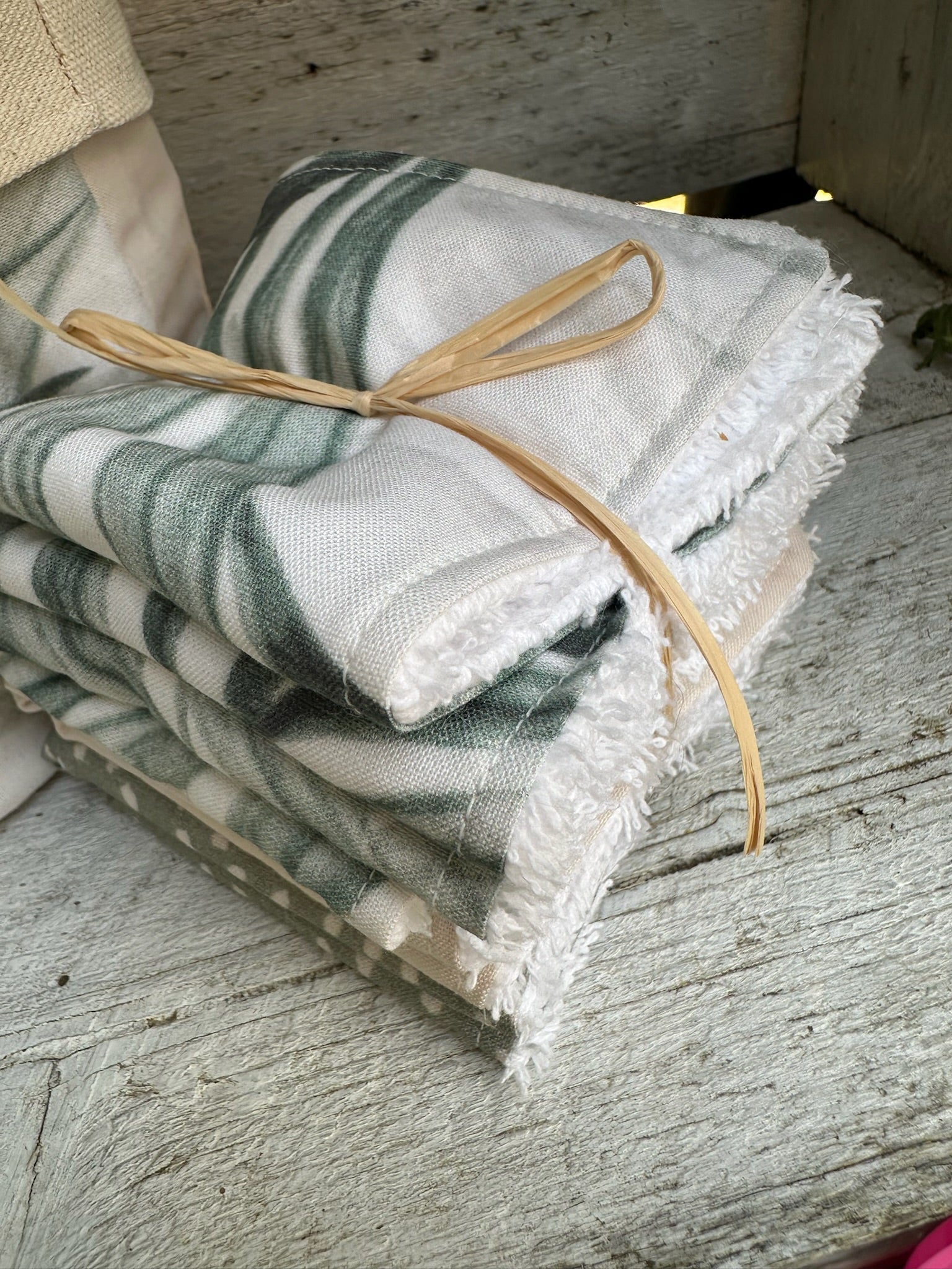 Débarbouillettes, lingette, taille 8x8'' vient en ensemble de 4 – Image 7