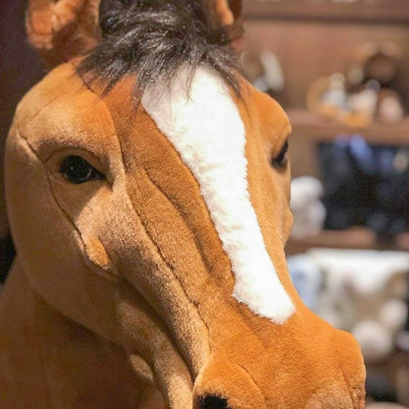 Ma peluche Cheval géant et son Poulain – Image 2