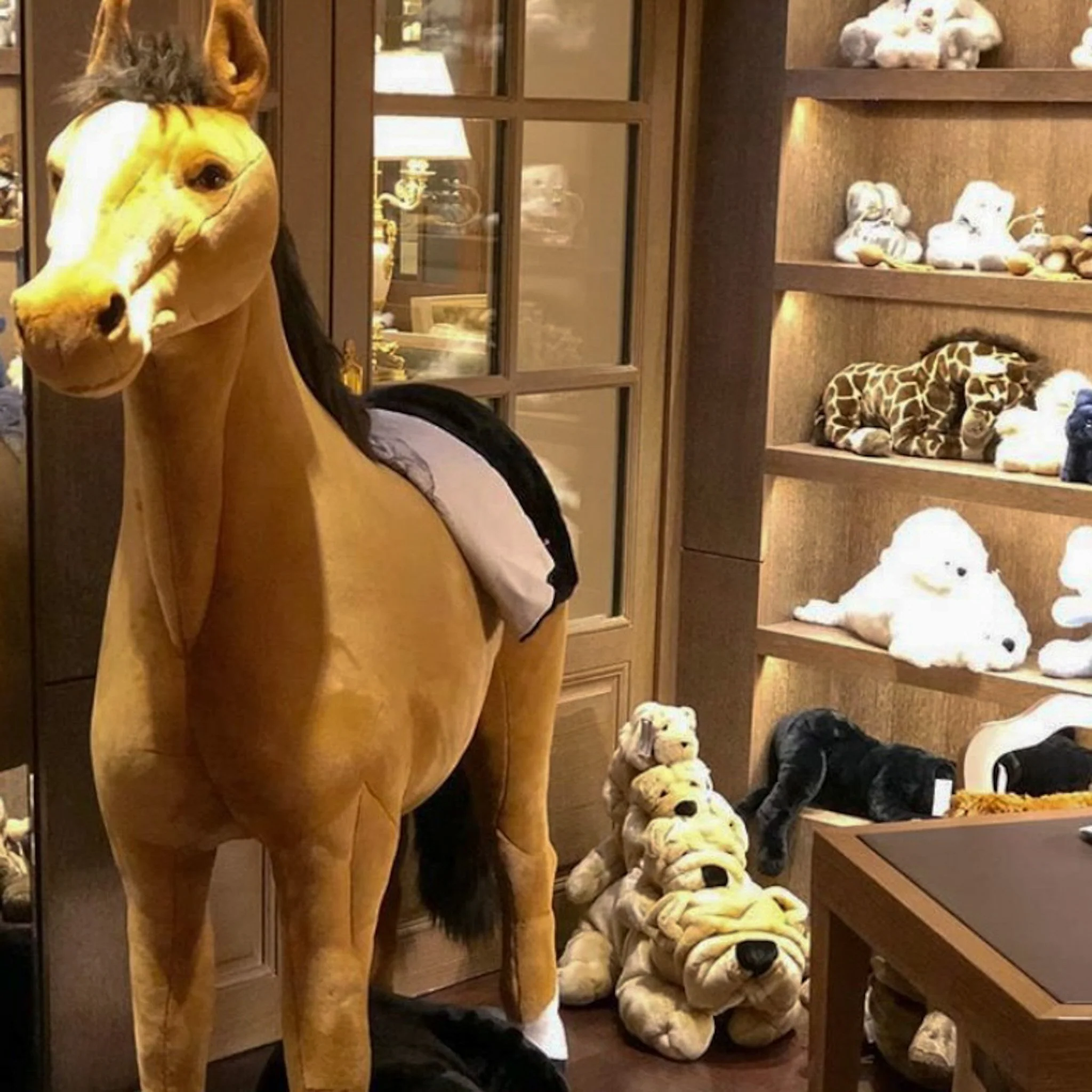 Ma peluche Cheval géant et son Poulain – Image 8