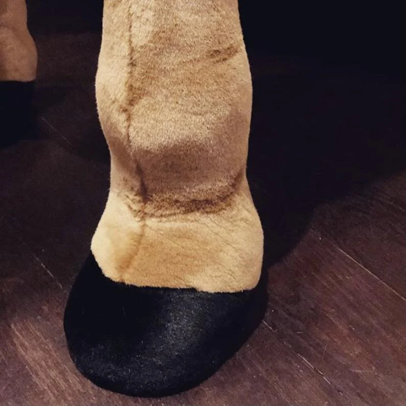 Ma peluche Cheval géant et son Poulain – Image 6