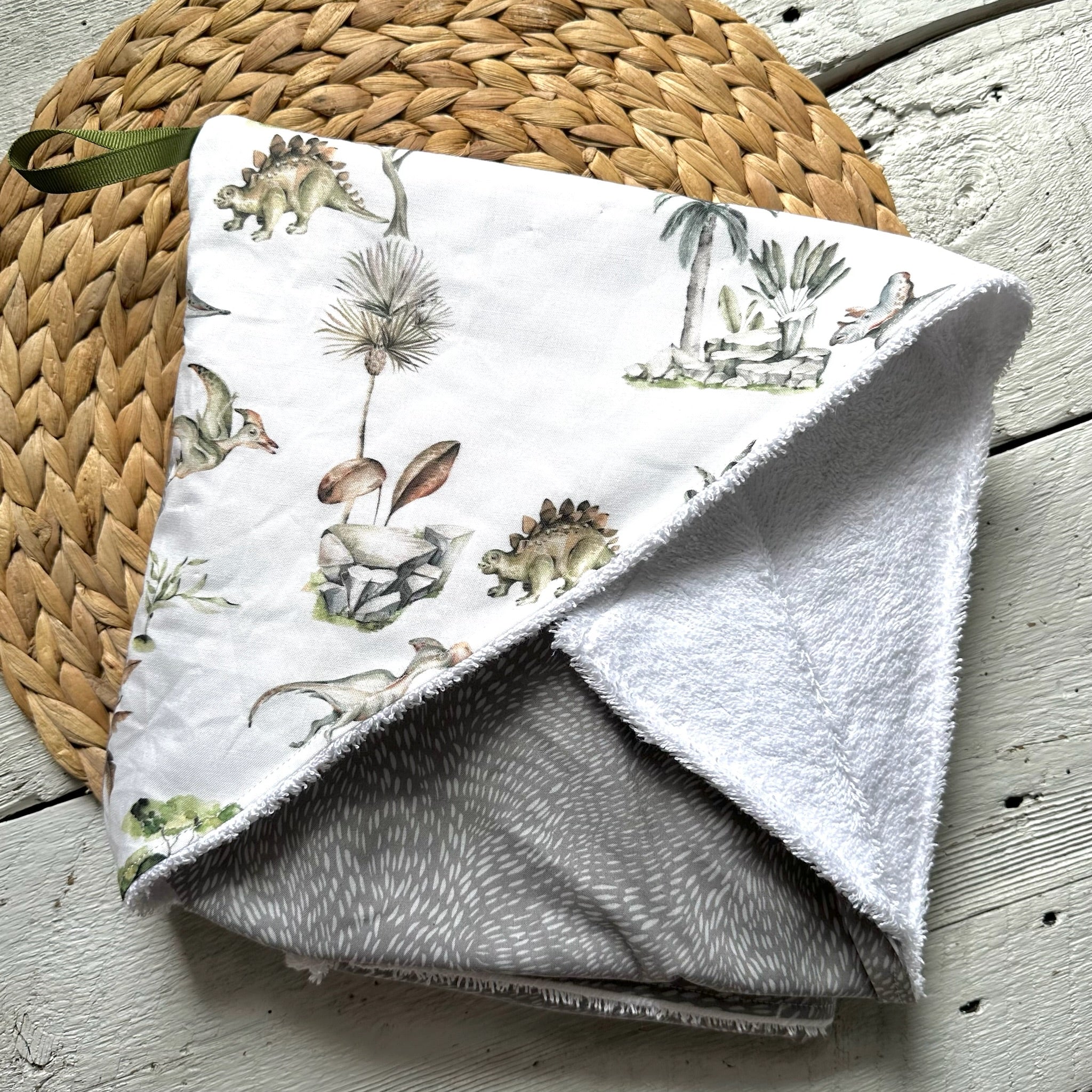 Prête à partir ! Sortie de bain, serviette de bain, intérieur en ratine absorbante. – Image 3