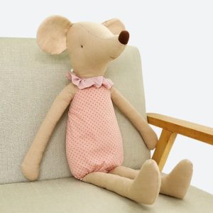 Poupon enfant souris en rose - ANNIE