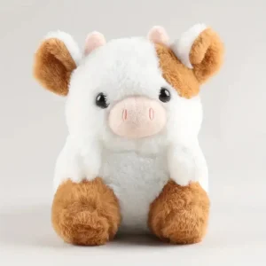 Doudou Vache Marron