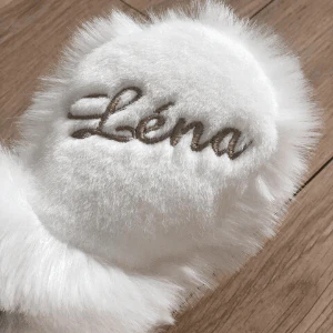 J'ajoute la personnalisation sur la patte de Mon Ours Lucien (80 €)