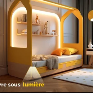 Lit Livre sous lumière